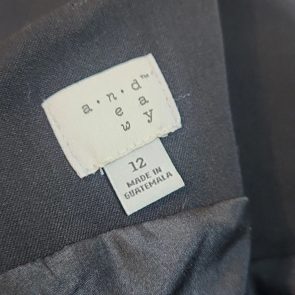 NWT A New Day Shift Dress | Size 12 | Black with zipper in the back - Picture 4 of 9